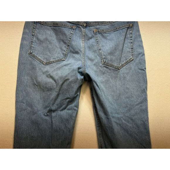 J.Crew Women's Flare Crop Jeans Mid Rise Stretch Denim Size 28 Blue Light Wash - Picture 9 of 10